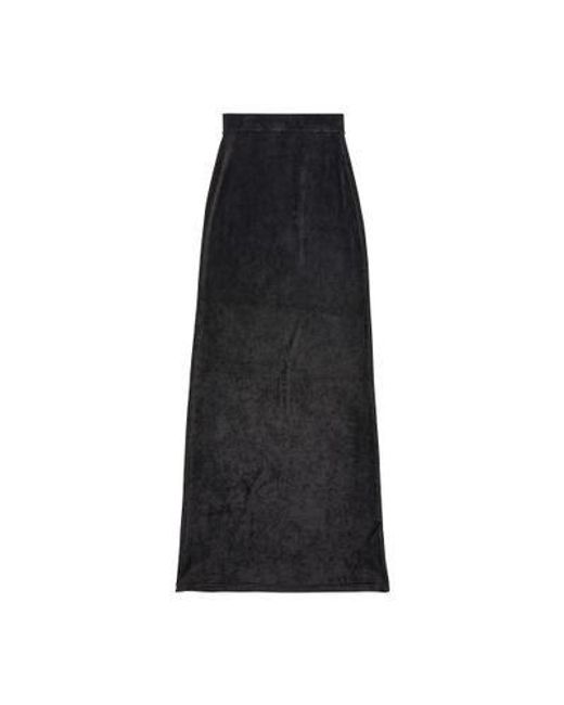 Balenciaga Black Maxi Skirt