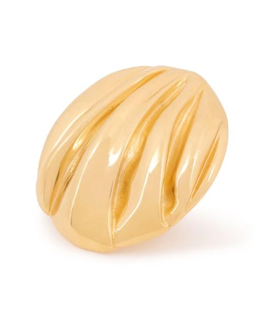Chloé Metallic Chloé Pleats Earrings