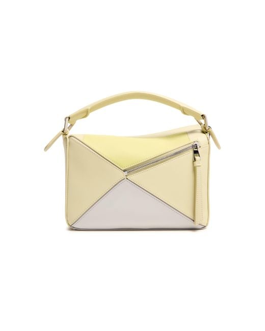 Loewe Metallic Small Puzzle Bag