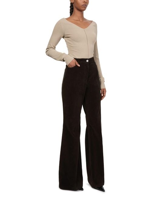 Ferragamo Black Flared Pants