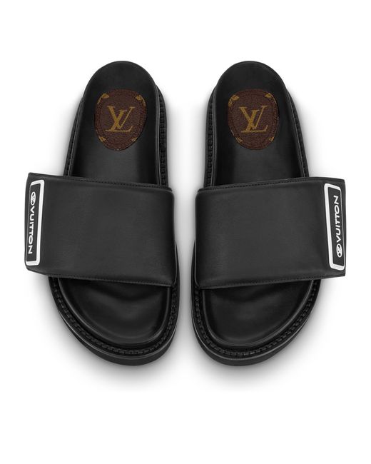 Louis Vuitton Black LV Sunset Comfort Pantolette