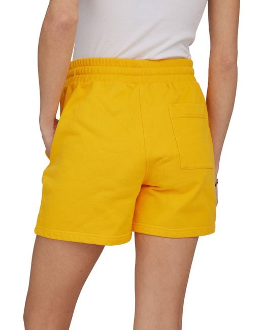 Casablancabrand Yellow Casa Tennis Club Embroidered Sweatshorts