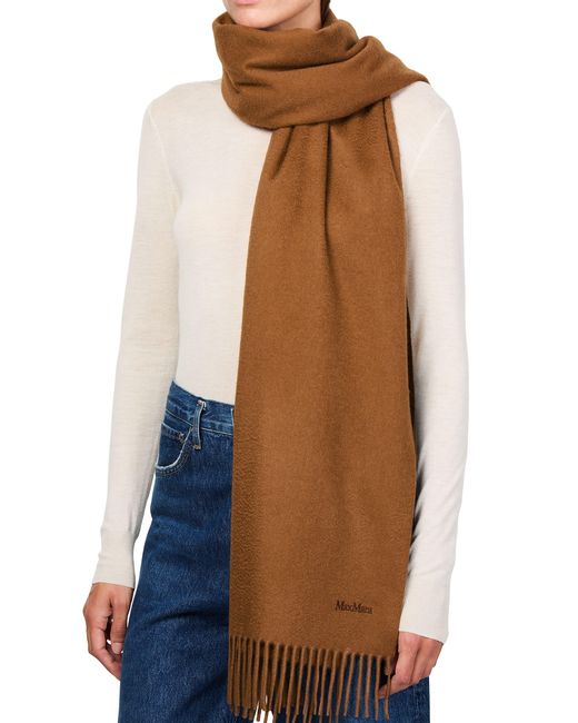 Max Mara Brown Baci Scarf