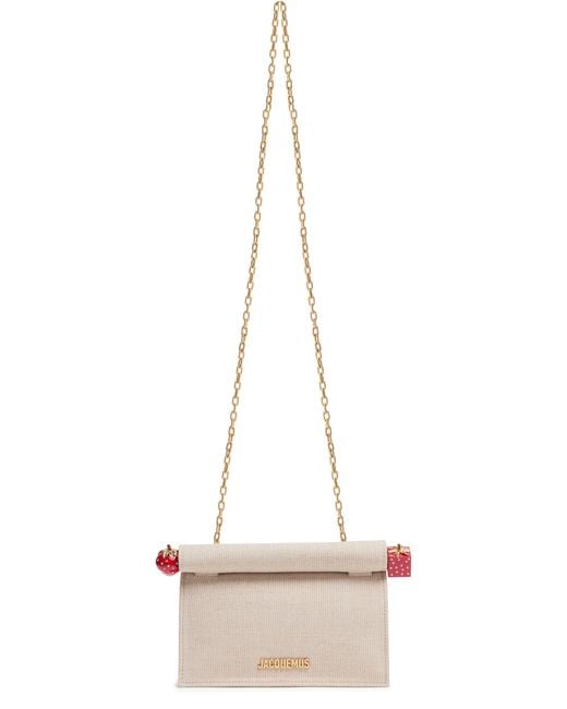 Jacquemus Natural Kleine Clutch The Rond Carré