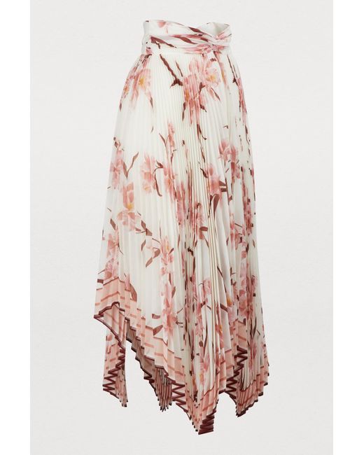 zimmermann pleated long sleeve midi