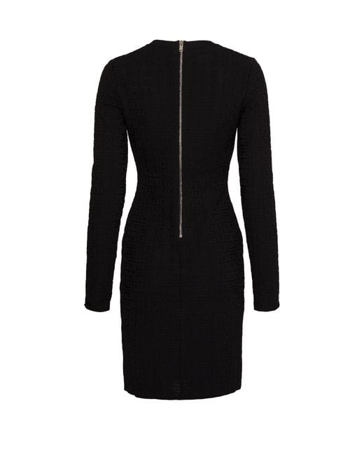 Givenchy Black 4G Jacquard Dress