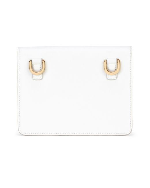 Dolce & Gabbana White Calfskin Crossbody 3.5 Bag