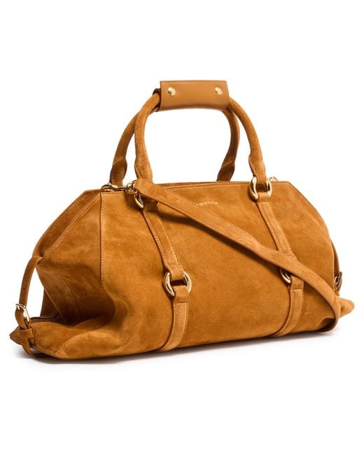 Alexander McQueen Brown Mittelgroße Handtasche Farringdon