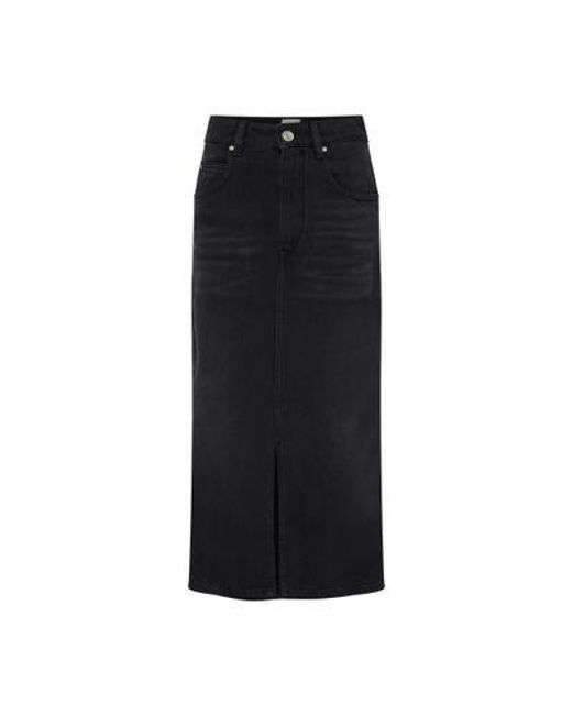 Isabel Marant Black Tilauria Denim Skirt