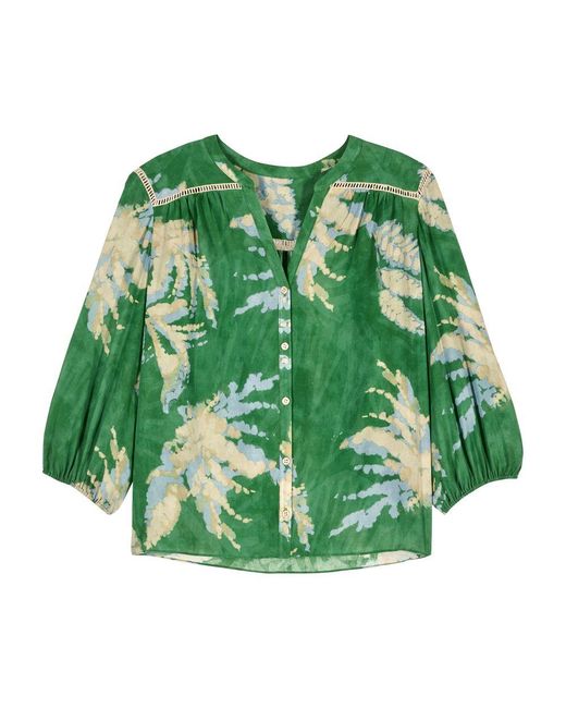 Ba&sh Green Pobby Shirt