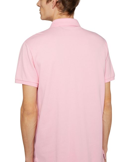 Polo coupe ajustée en piqué Polo Ralph Lauren pour homme en coloris Pink