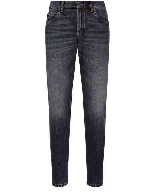 Dolce & Gabbana Blue Regular-fit Denim Jeans for men