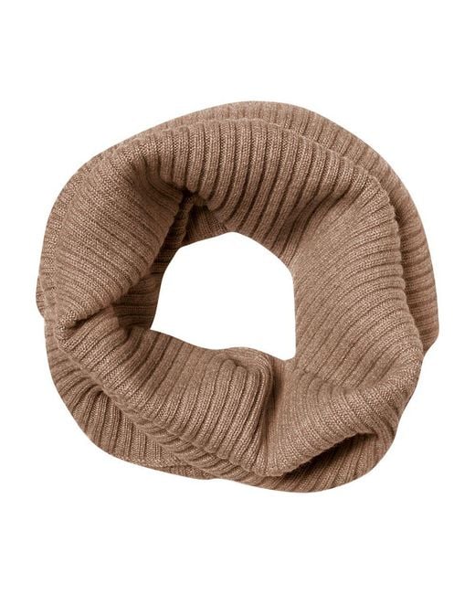 Bompard Brown Andréa Ribbed Cashmere Neck Warmer