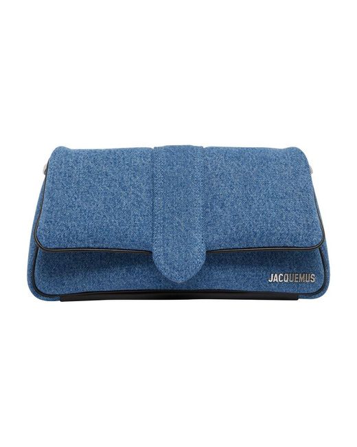 Jacquemus Blue Le Bambimou Leather-trimmed Padded Denim Shoulder Bag