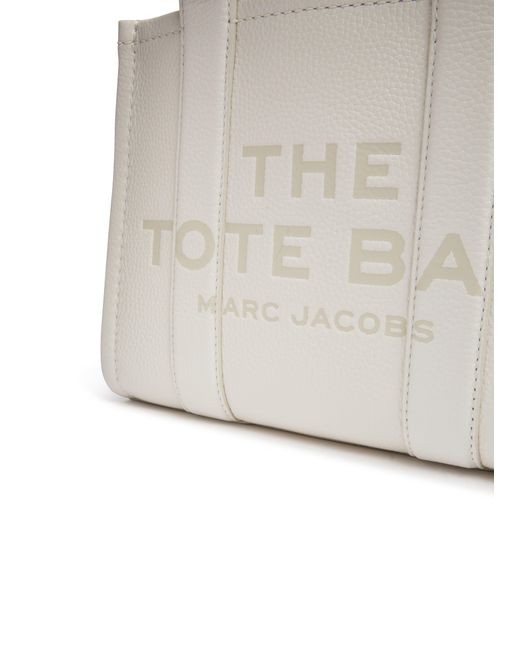 Marc Jacobs White The Leather Small Tote Bag