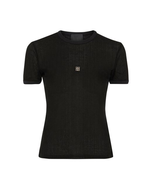 Givenchy Black Short Sleeve 4g T-shirt