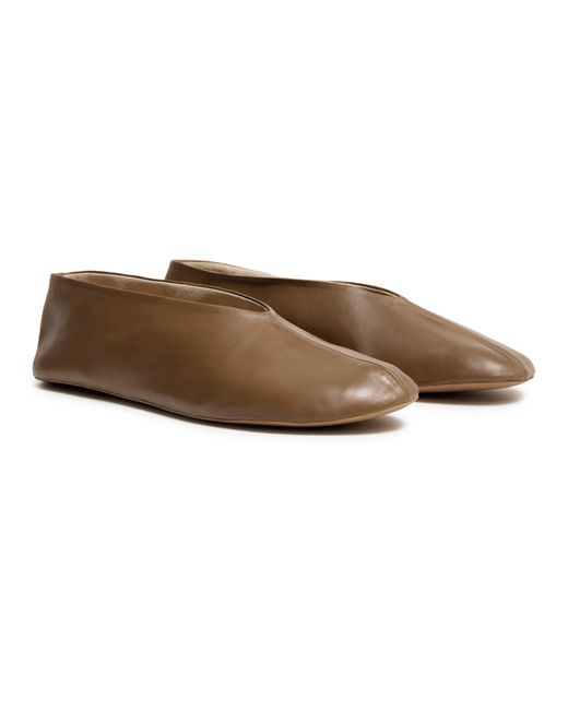 The Row Brown Slippers Stella
