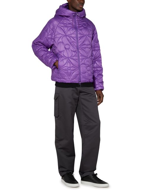 Veste à capuche matelassée LVSE Louis Vuitton pour homme en coloris Purple