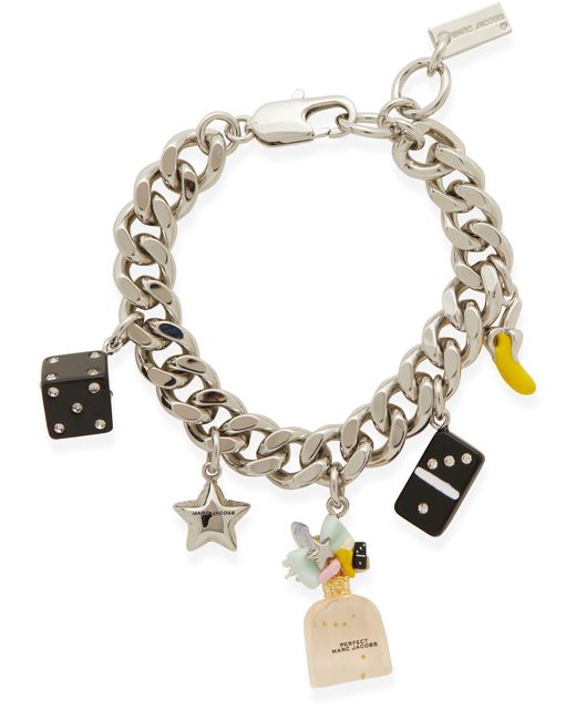 Bracelet à charms Perfect Marc Jacobs en coloris Metallic
