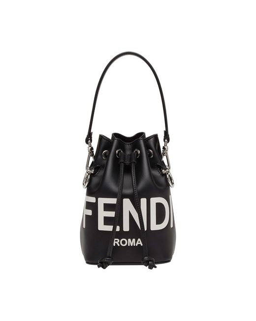 Fendi Black Mon Trésor Bucket Bag