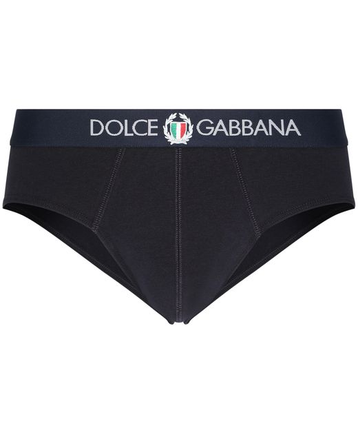 Dolce & Gabbana Black Two-Way-Stretch Jersey Briefs for men