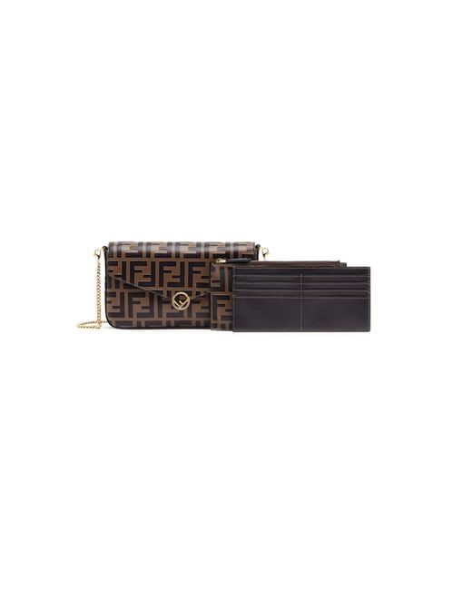 Fendi Multicolor Wallet On Chain With Pouches