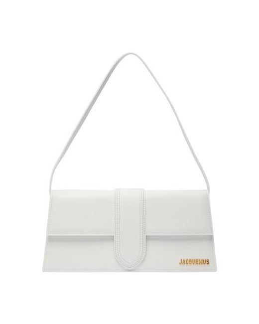 Jacquemus Leather Le Bambino Long in White | Lyst Australia