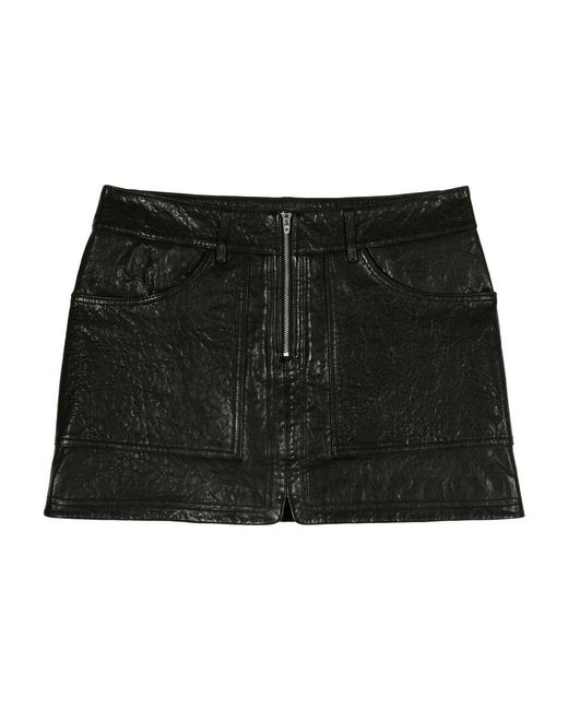 Ba&sh Black Baly Mini Skirt
