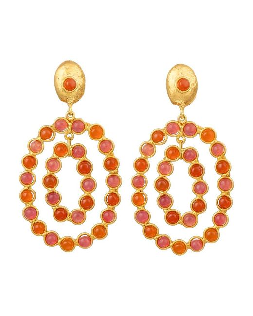 Sylvia Toledano Orange Gina Earrings