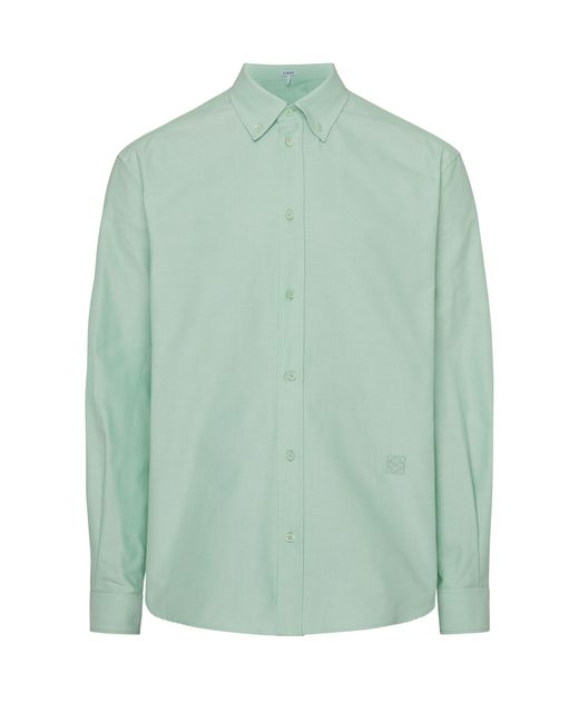 Chemise en coton Loewe pour homme en coloris Green