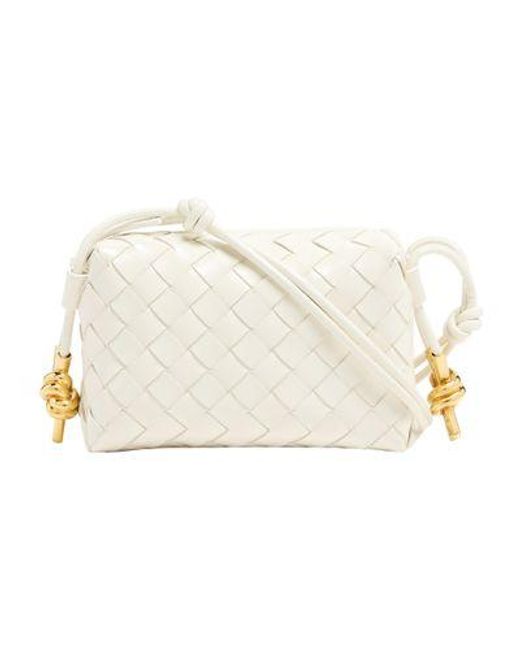Bottega Veneta Natural Camera Mini Loop Bag