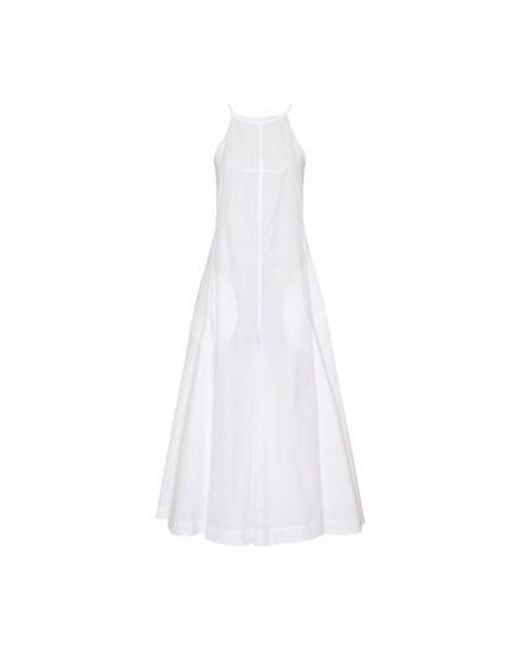 Sportmax White Cactus Long Dress