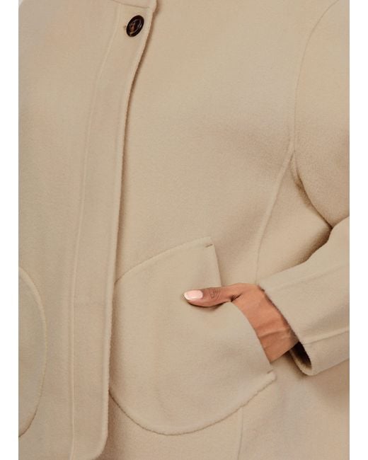 Soeur Natural Windsor Wool Coat