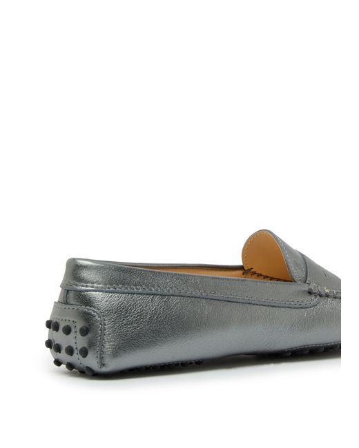 Tod's Gray Gommini Loafers
