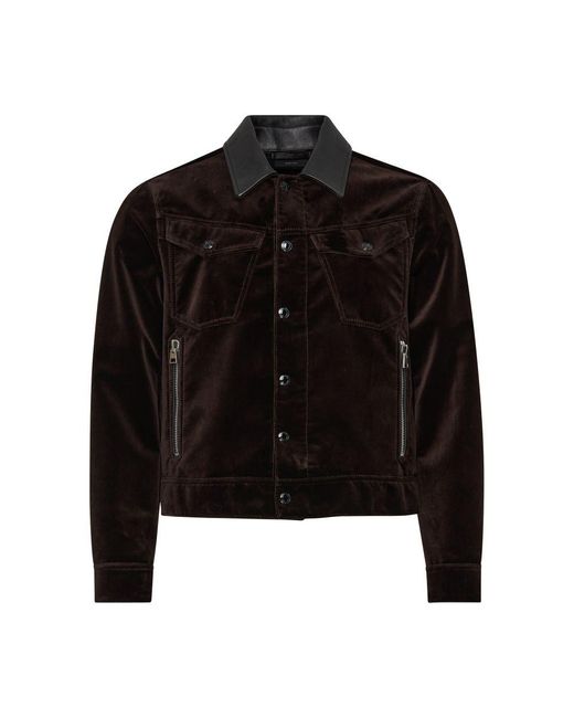 Tom Ford Black Denim Jacket for men