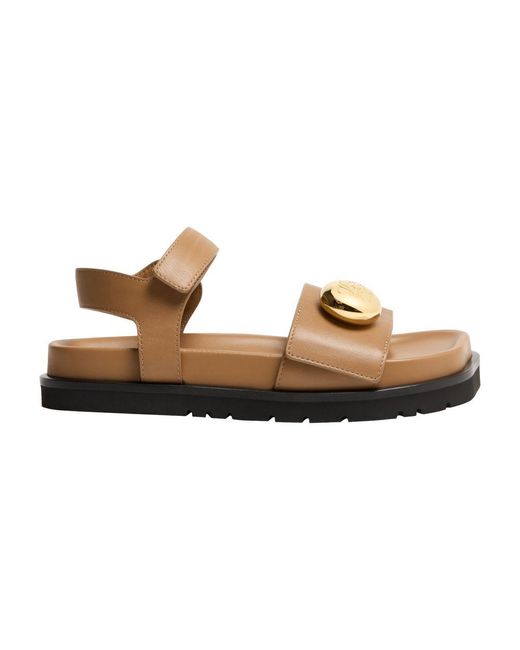 Loewe Brown Pebble Fussbett Sandal
