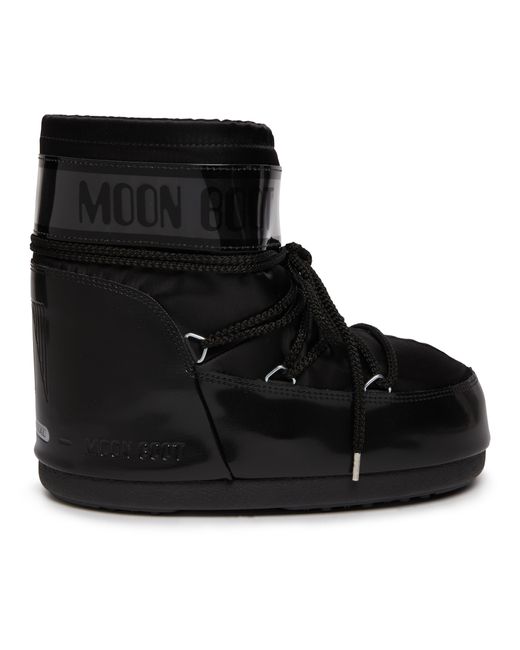 Moon Boot Black Icon Low Glance Boots