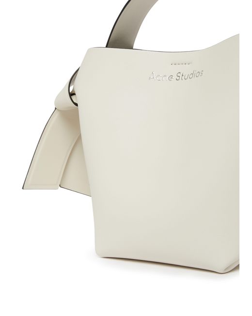 Acne White Musubi Mini Shoulder Bag