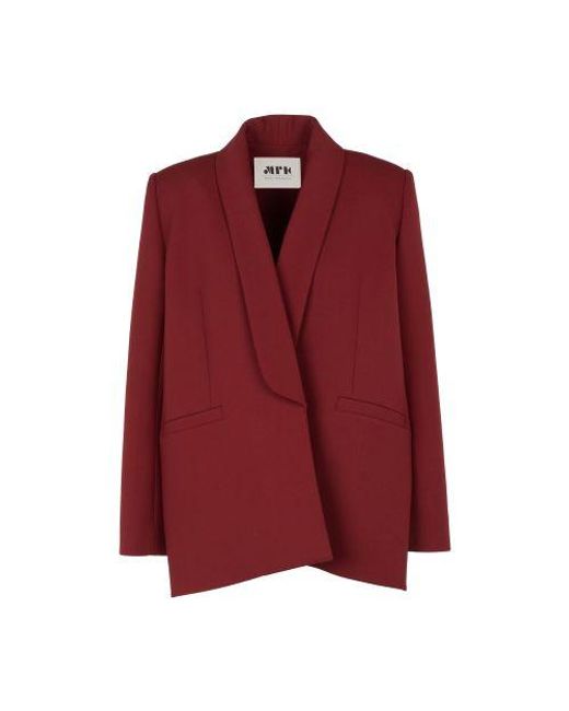 Straight top collar blazer