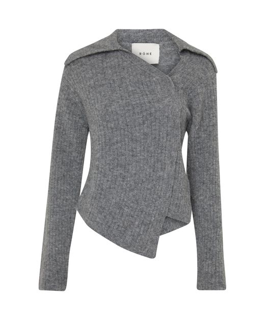 Rohe Gray Twisted Knit Sweater