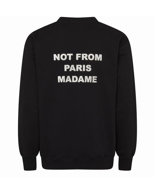 Drole de Monsieur Black The Slogan Sweatshirt for men