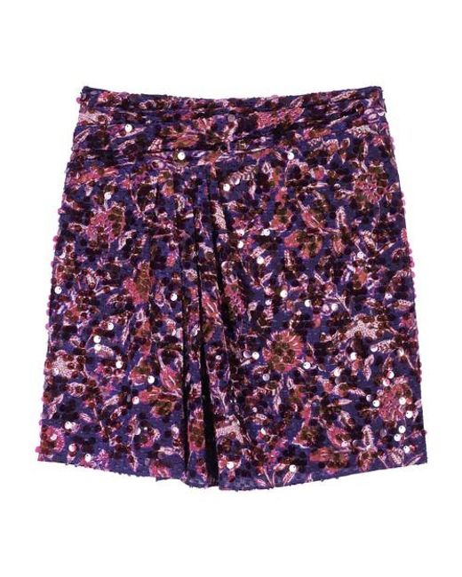 Ba&sh Purple Slime Skirt