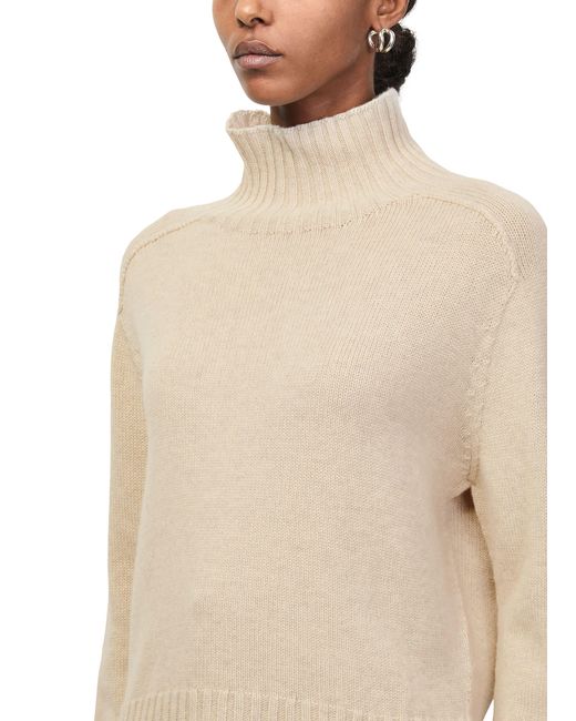 Bompard Natural Cashmere High-Necked Sweater