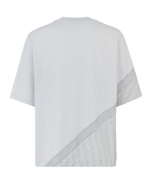 Fendi White T-shirt for men