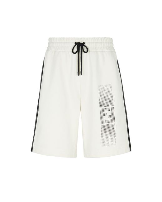 Fendi White Casual Shorts for men