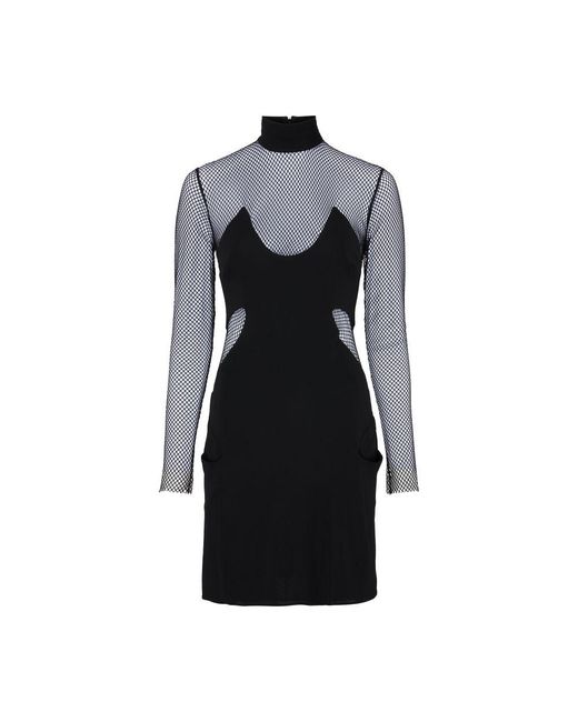 Tom Ford Black Transparent Cut-out Dress