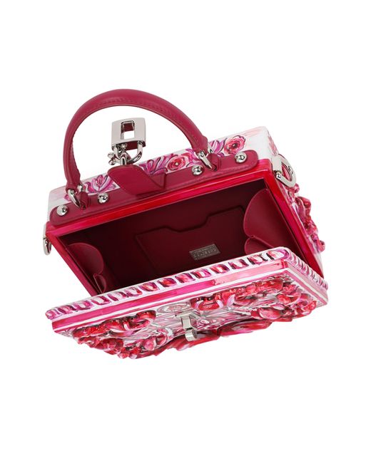 Dolce & Gabbana Red Dolce Box Handbag
