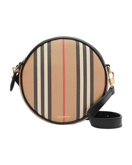 Burberry Roseberry Round Crossbody Bag in Natural Lyst