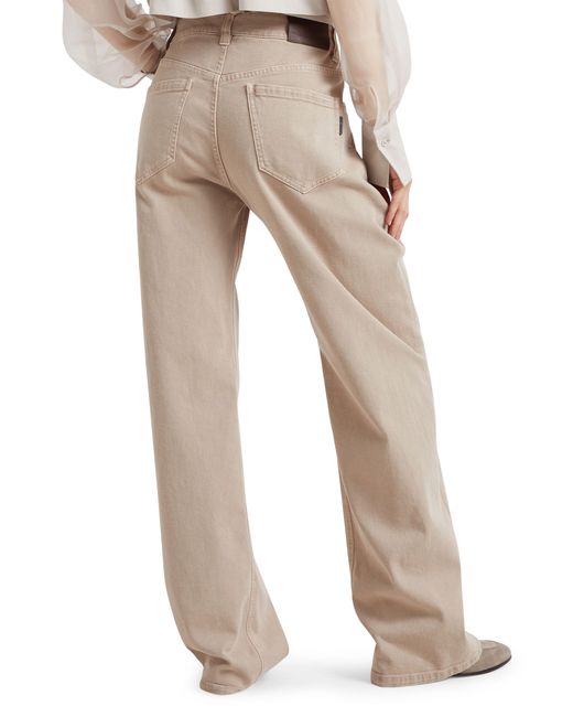 Pantalon ample Brunello Cucinelli en coloris Natural
