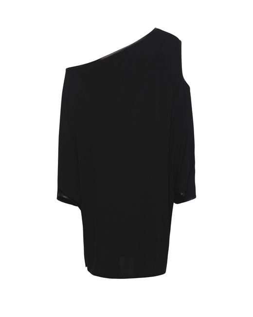 Tom Ford Black Short Asymmetrical Dress